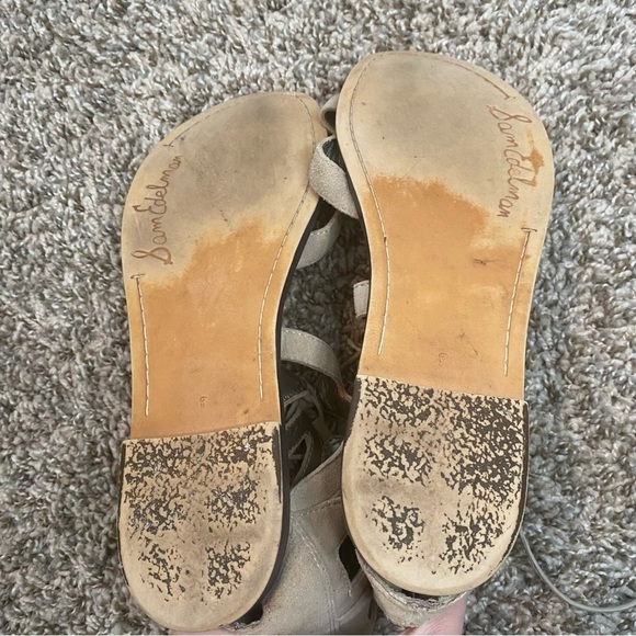Sam Edelman Suede Gladiator Sandals Size 8 - Picture 6 of 8